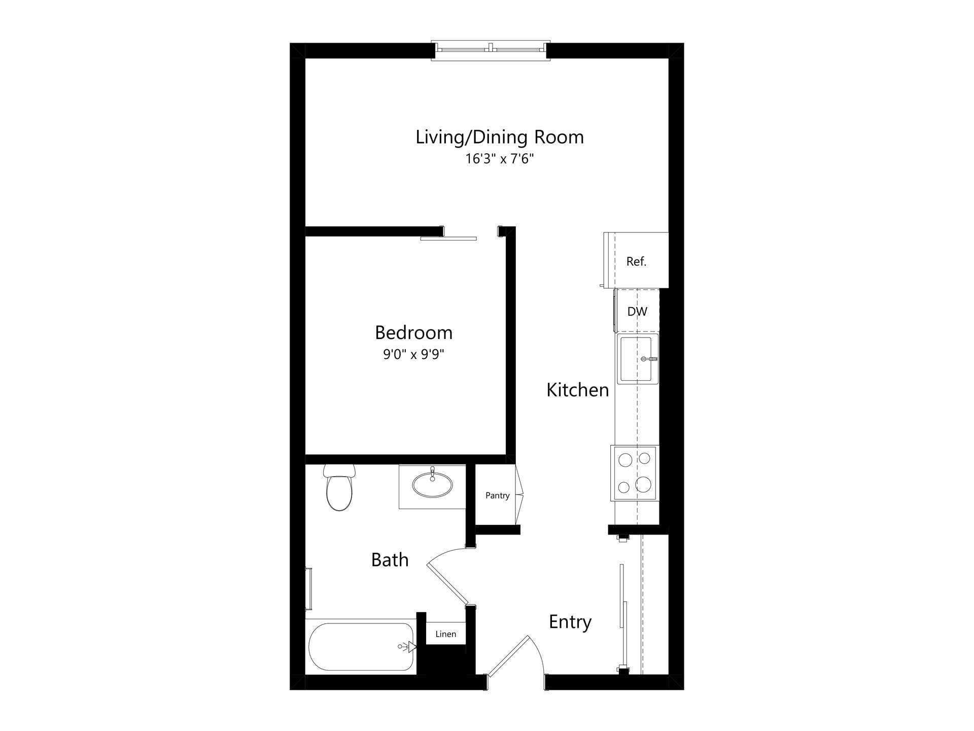 A1.1 floor plan