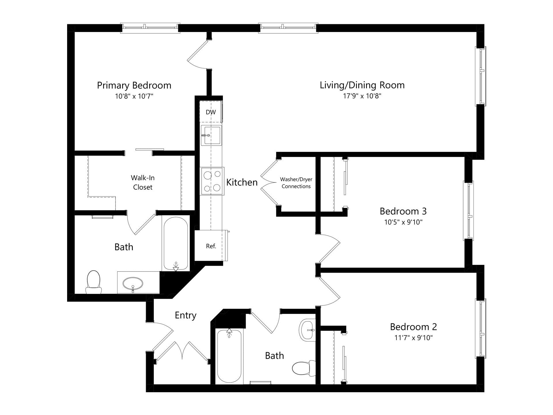 MC1 floor plan