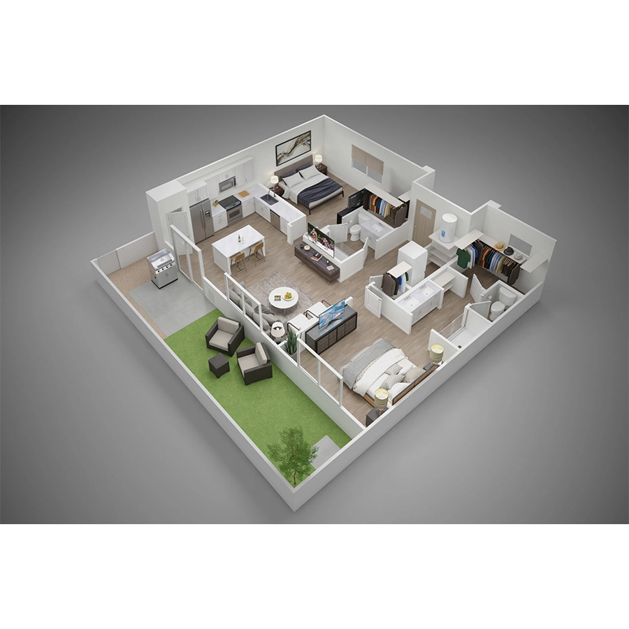 Elevate floor plan