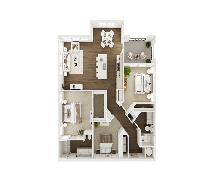 B6D floor plan