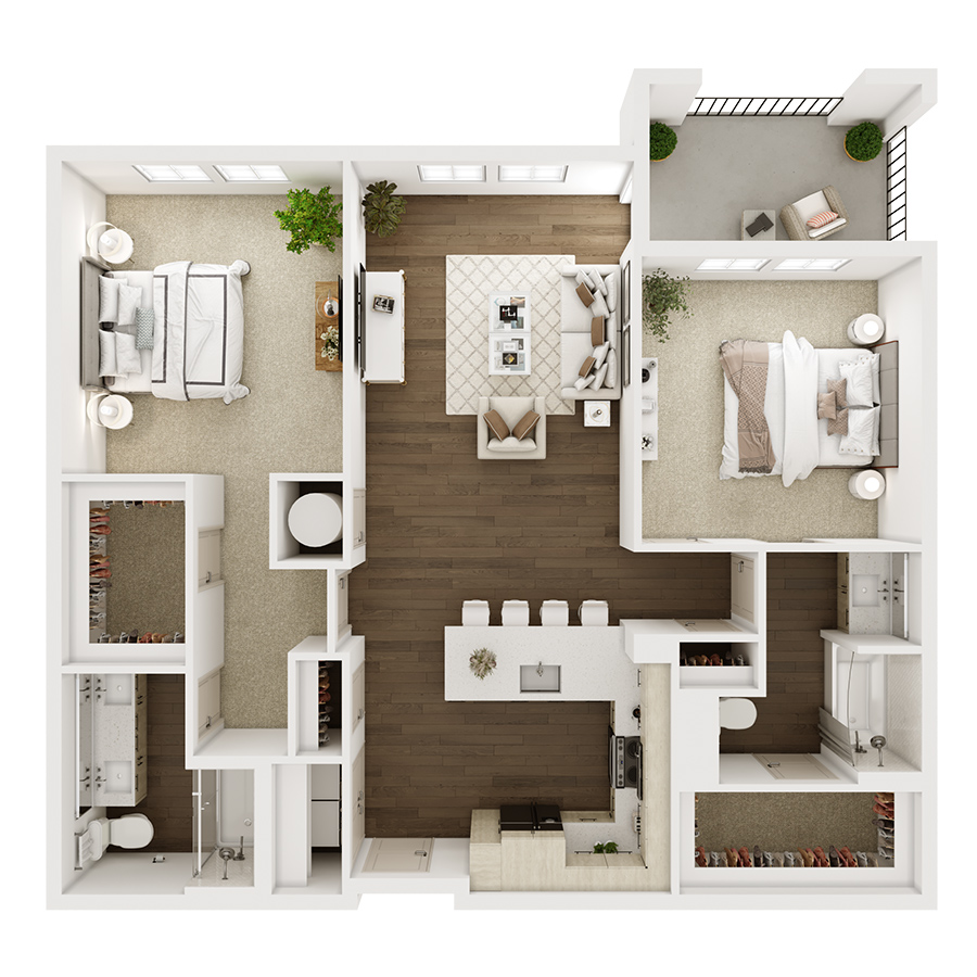 B2 floor plan