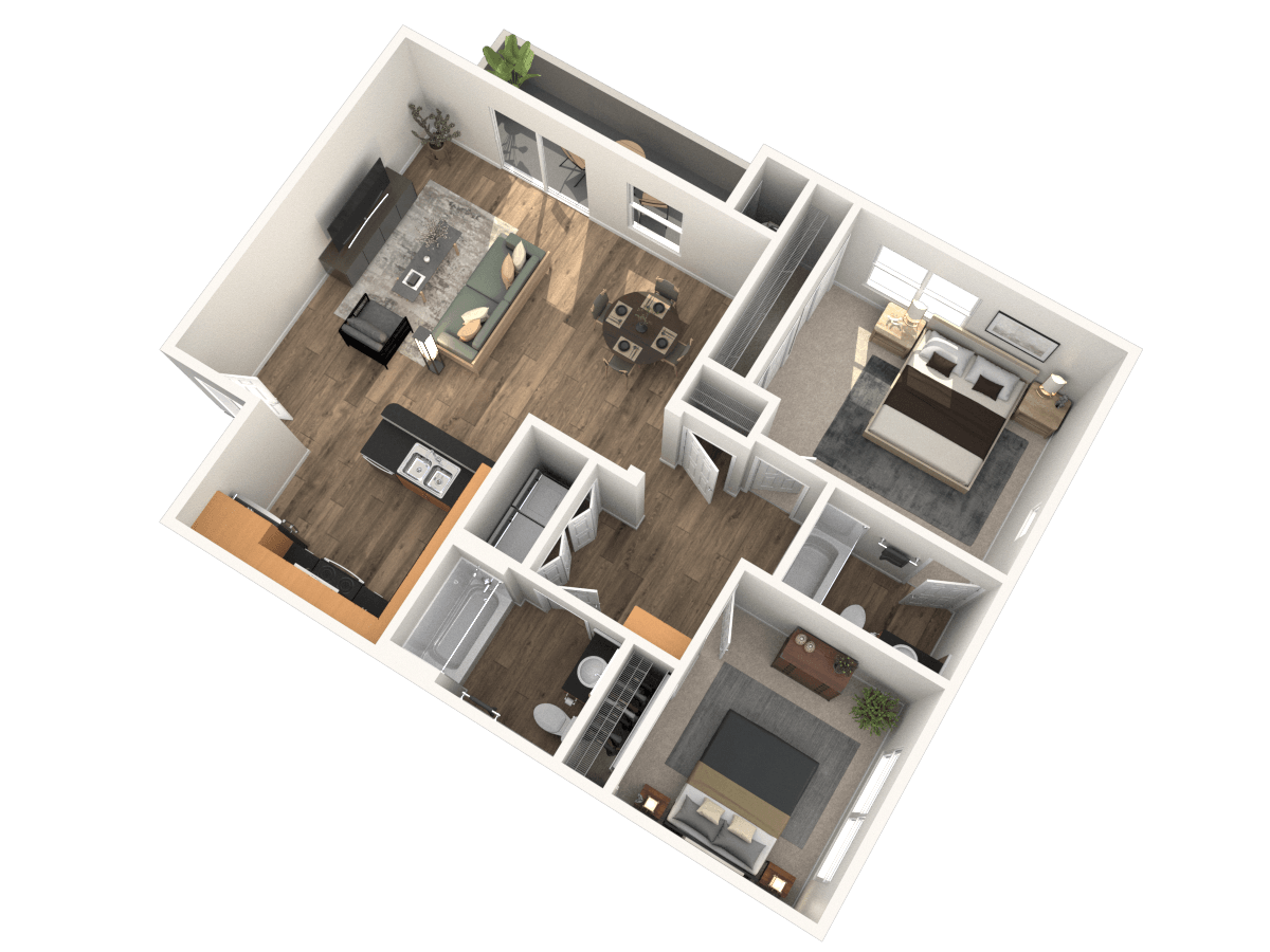 Plan A floor plan