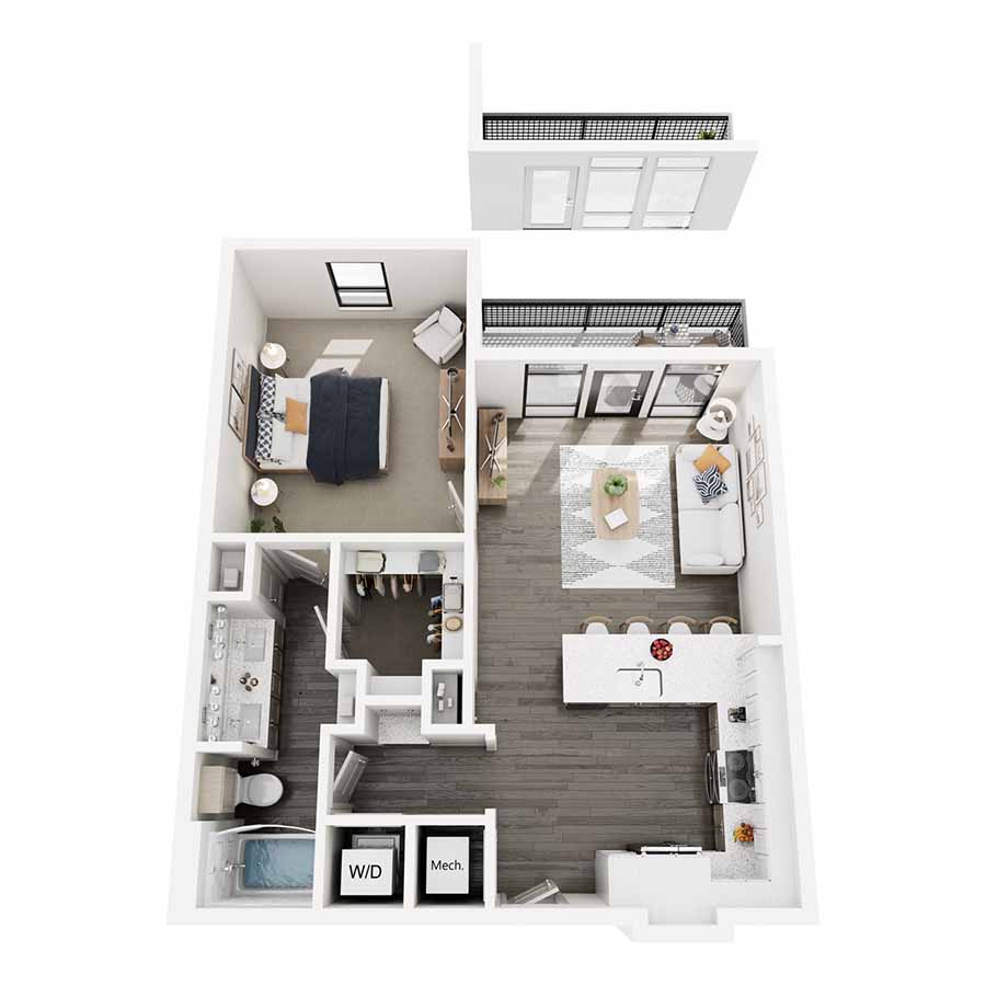 A2 floor plan