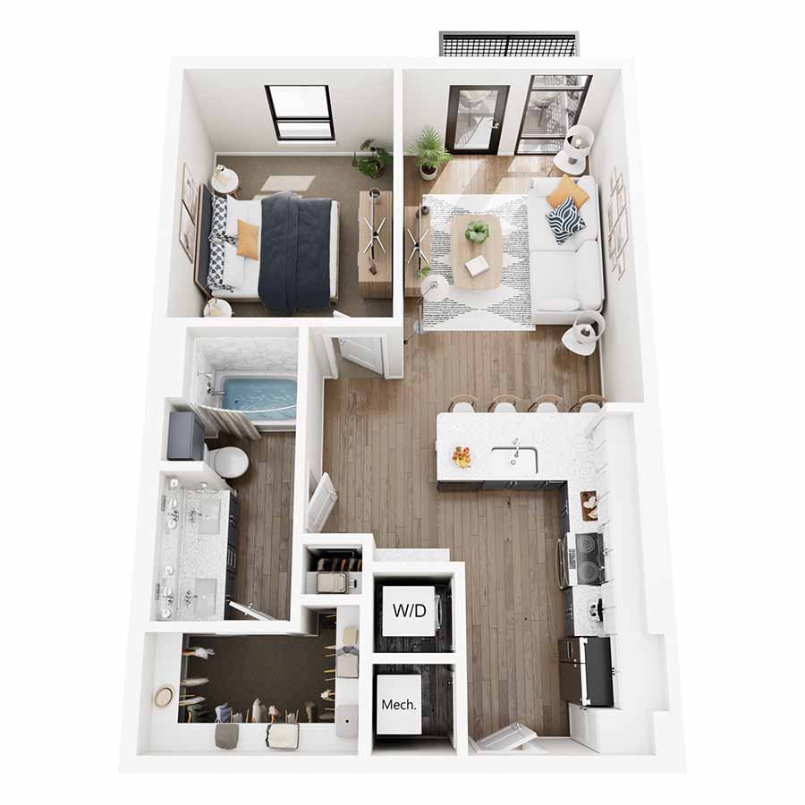 A6 floor plan