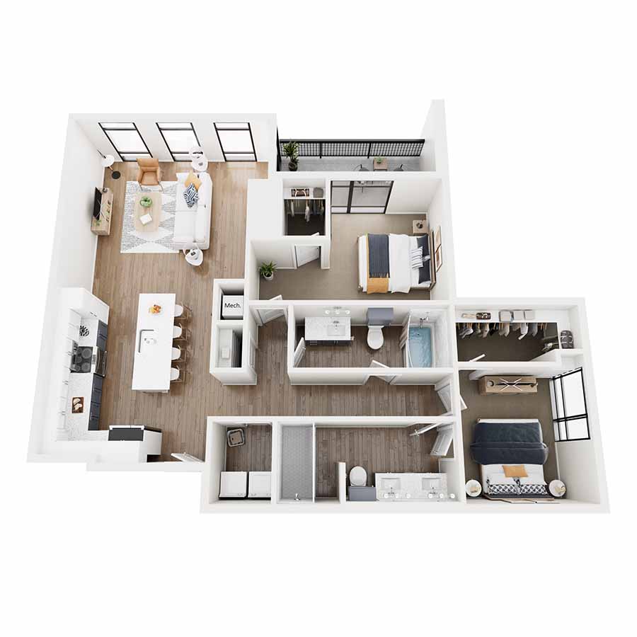 B4 floor plan