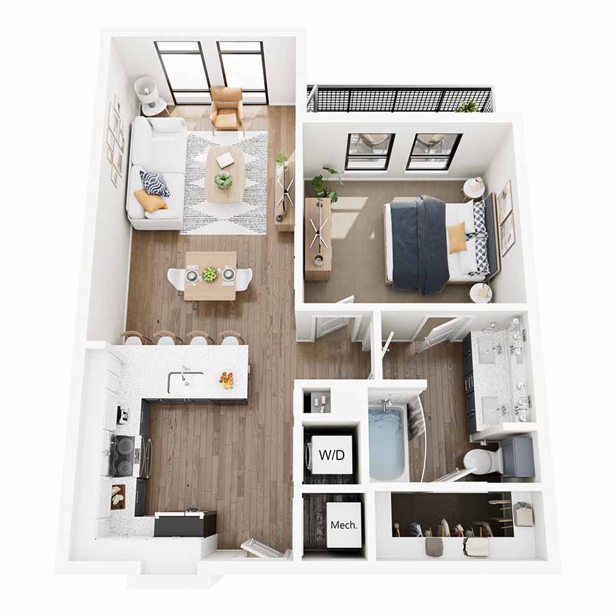 A1 floor plan