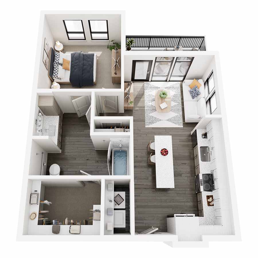 A1 ADA floor plan