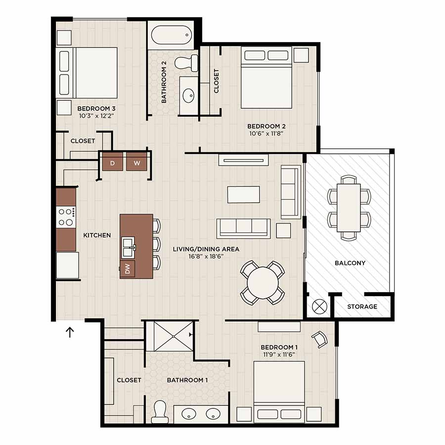 Sunflower floor plan