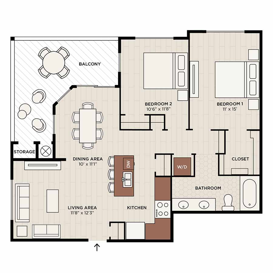Rain Lily floor plan