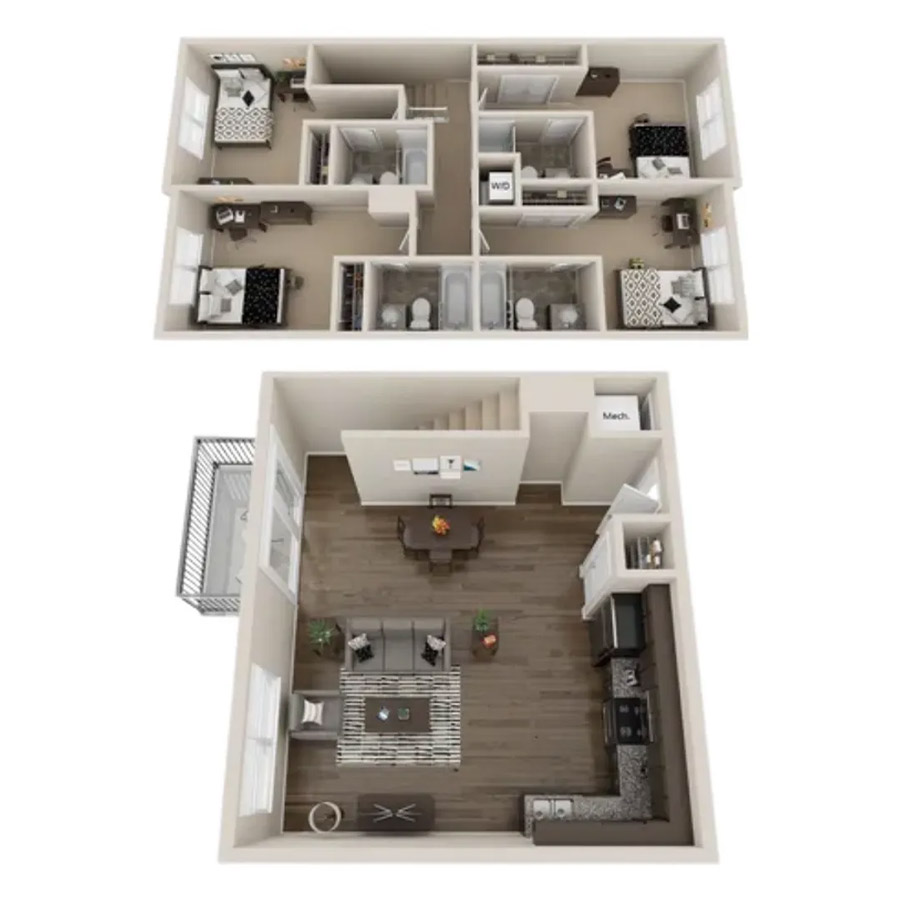 BLAKE-4 floor plan