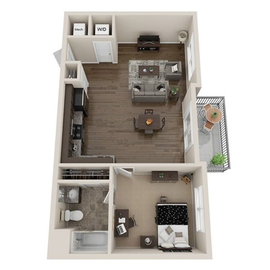 BLAKE-1 floor plan