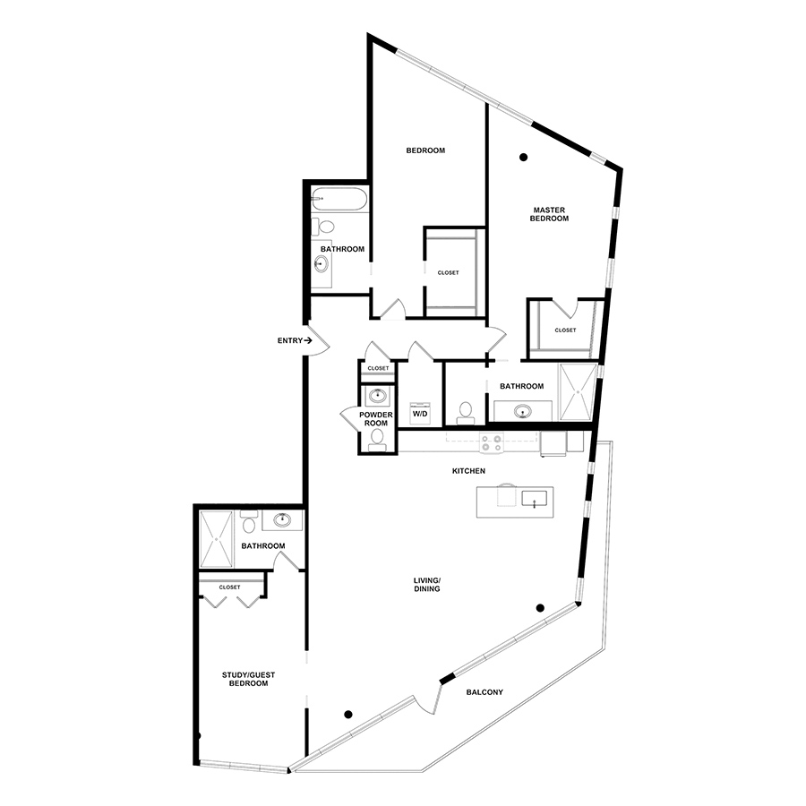 Penthouse 3 floor plan