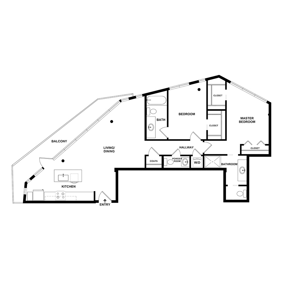 Penthouse 2 floor plan