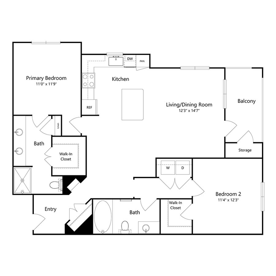 B2 floor plan