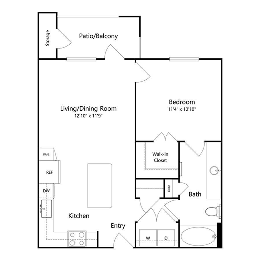 A2 floor plan