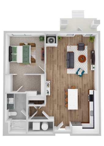 Northeast A floor plan