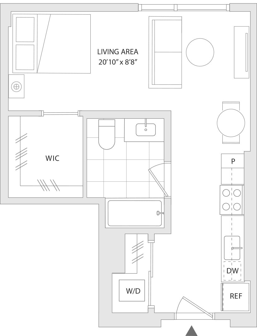 Studio floor plan