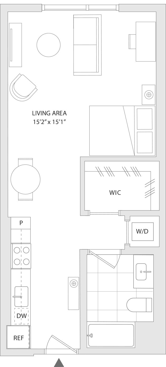 Studio G floor plan