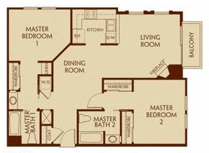 2.2 D floor plan