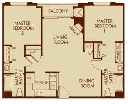 2.2 C floor plan
