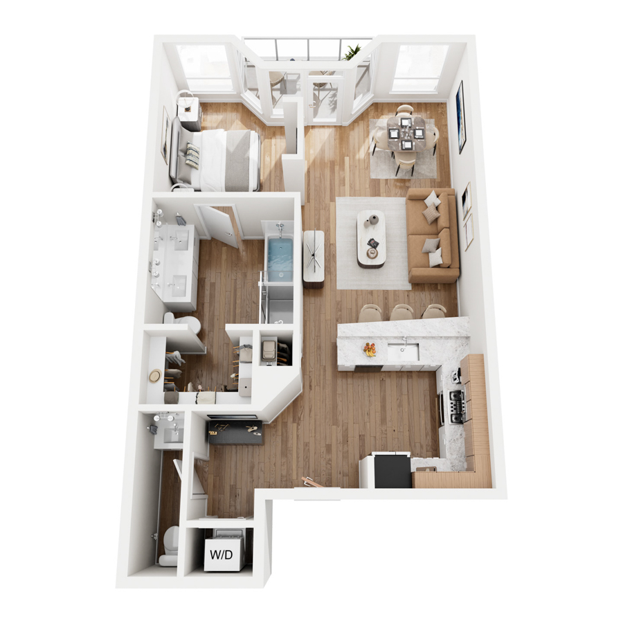 A2 floor plan