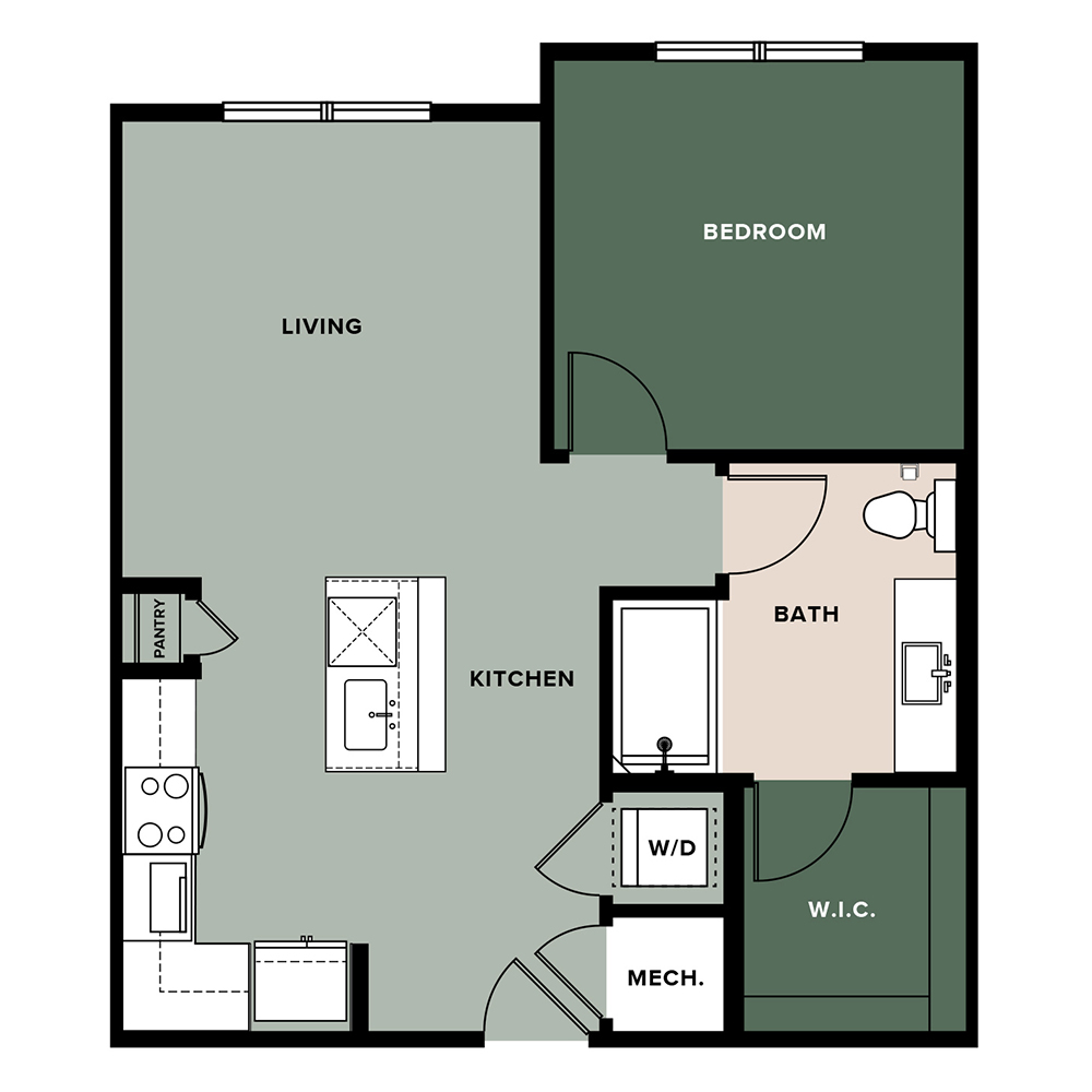 A1 floor plan