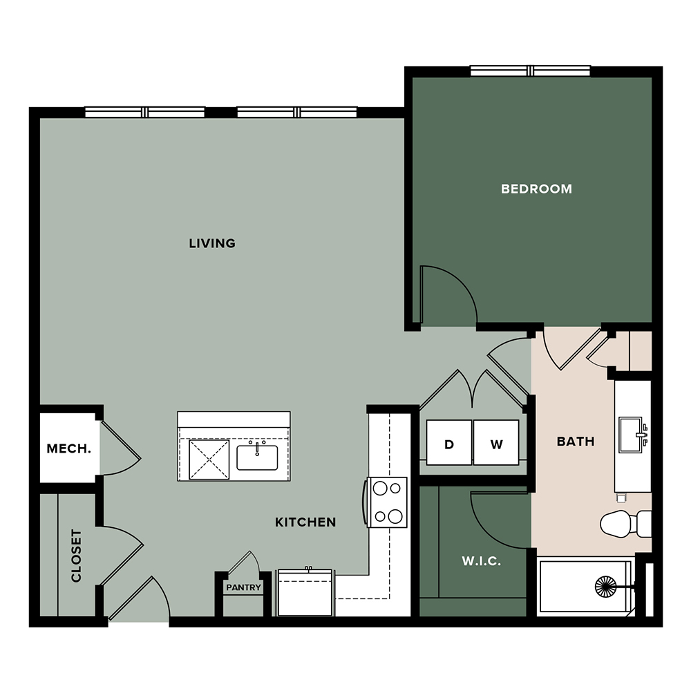 A2 floor plan