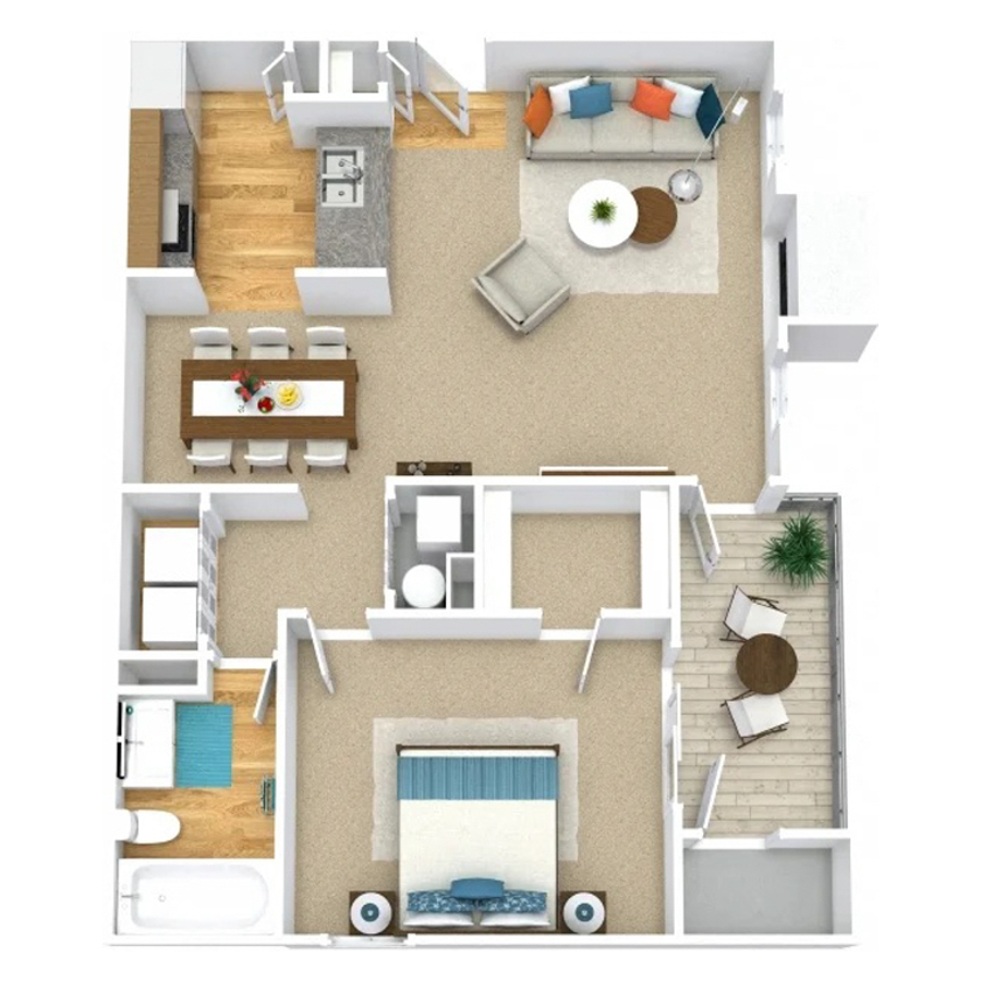 The Spruce floor plan