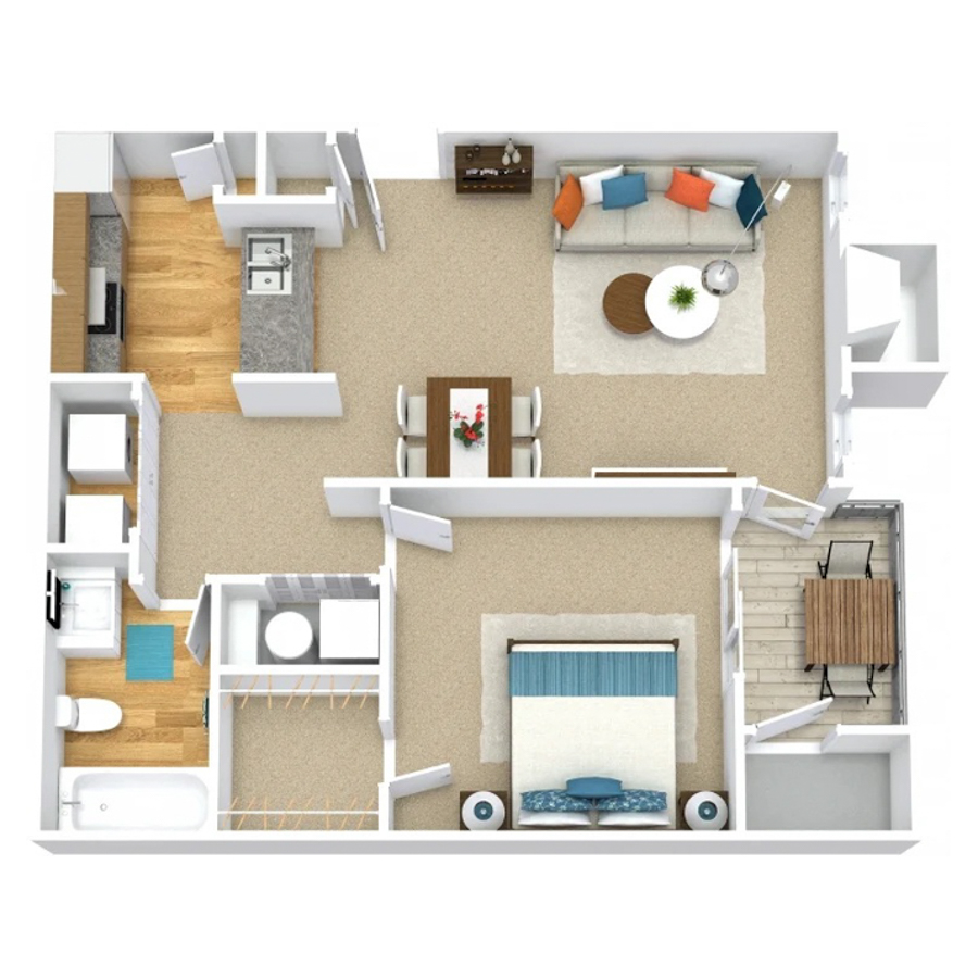 The Maple floor plan