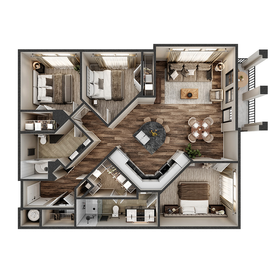 C1 ALT floor plan