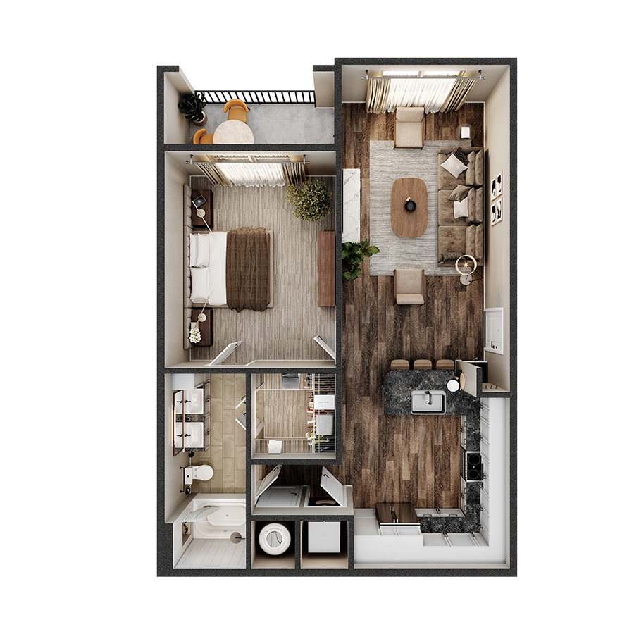 A2 floor plan