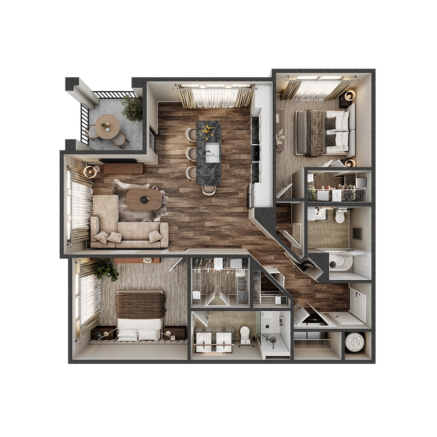 B2 ALT floor plan