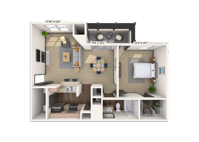 Saratoga I floor plan