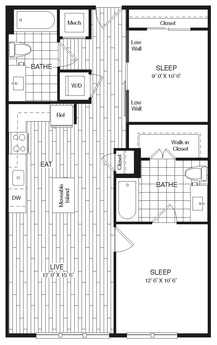 Lofts-B37 floor plan