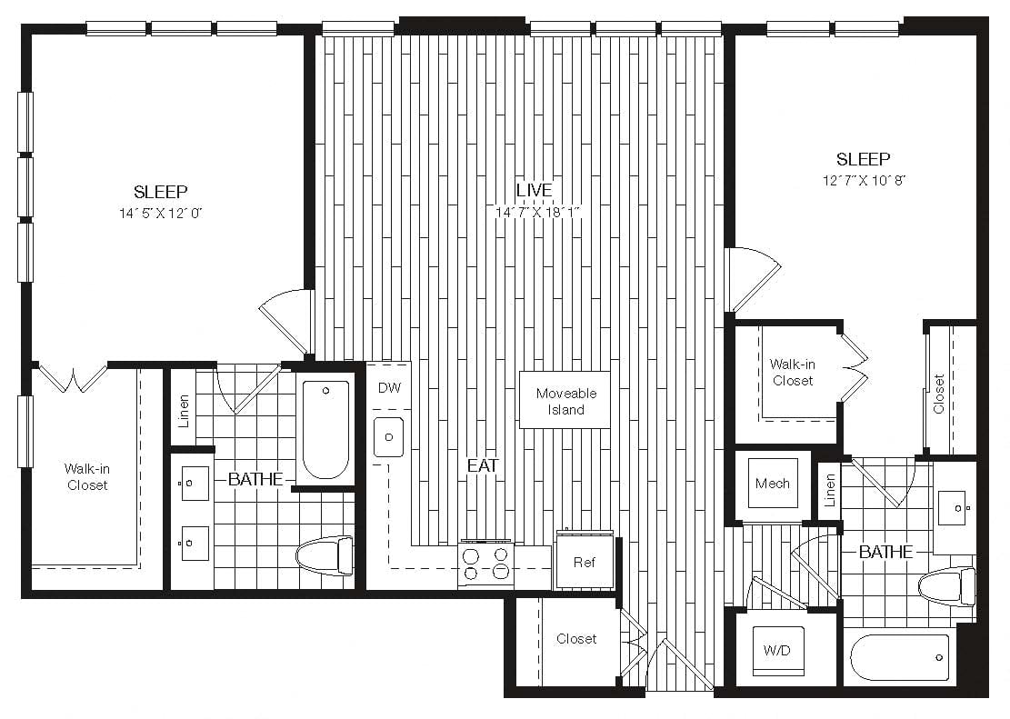 Lofts-B13a floor plan