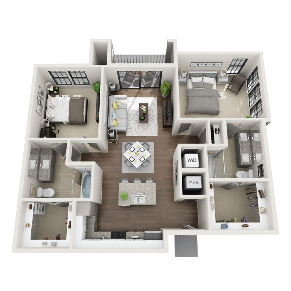 Cinder floor plan