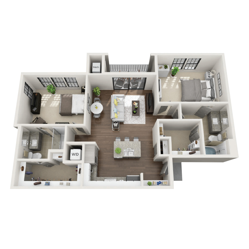 Bronze floor plan