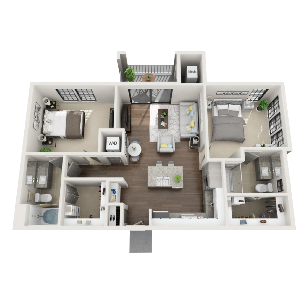 Carmine floor plan