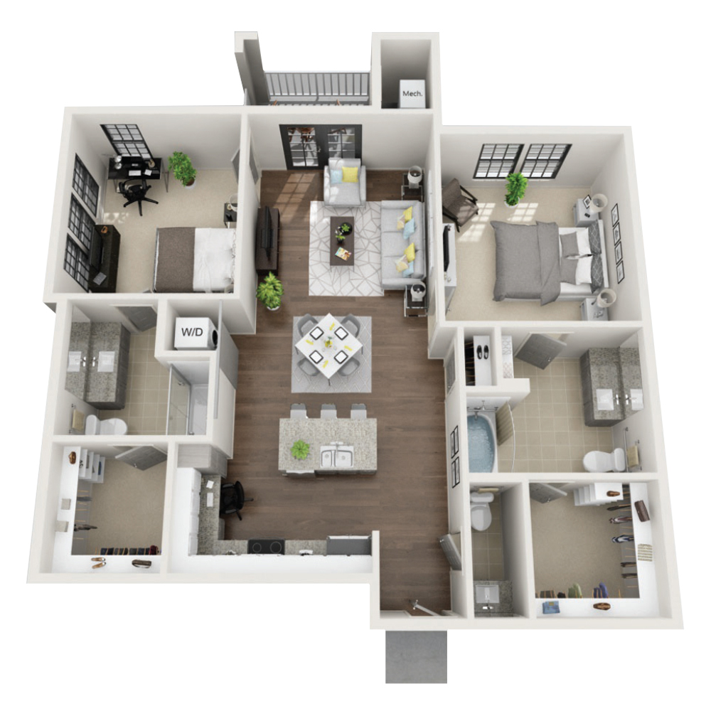 Rust floor plan
