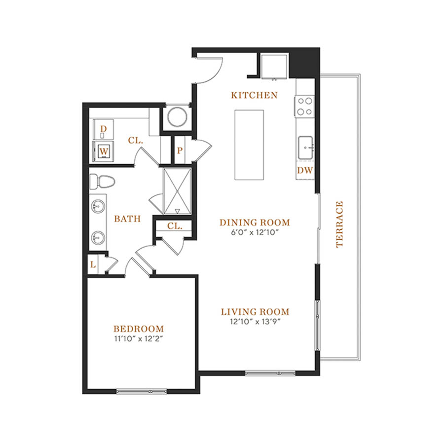 1C.A floor plan