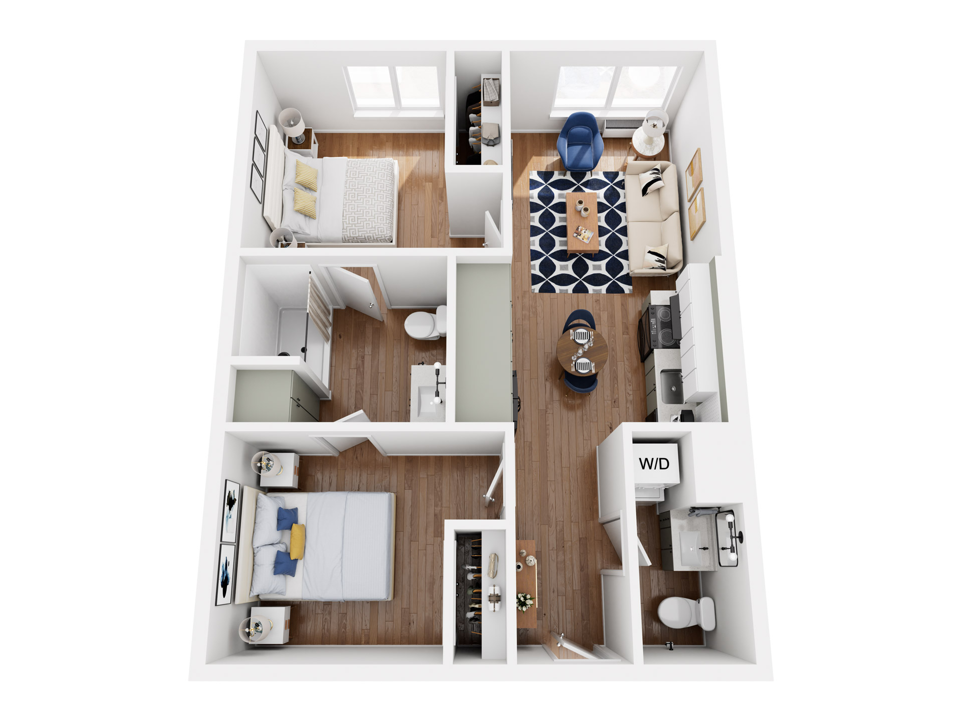 Flex 2X1.5 A floor plan