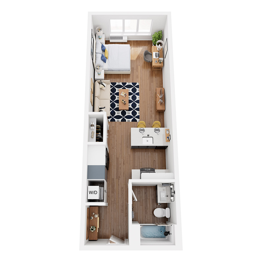 Studio C floor plan