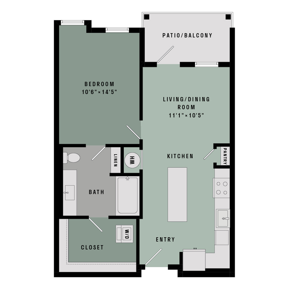 A2 floor plan
