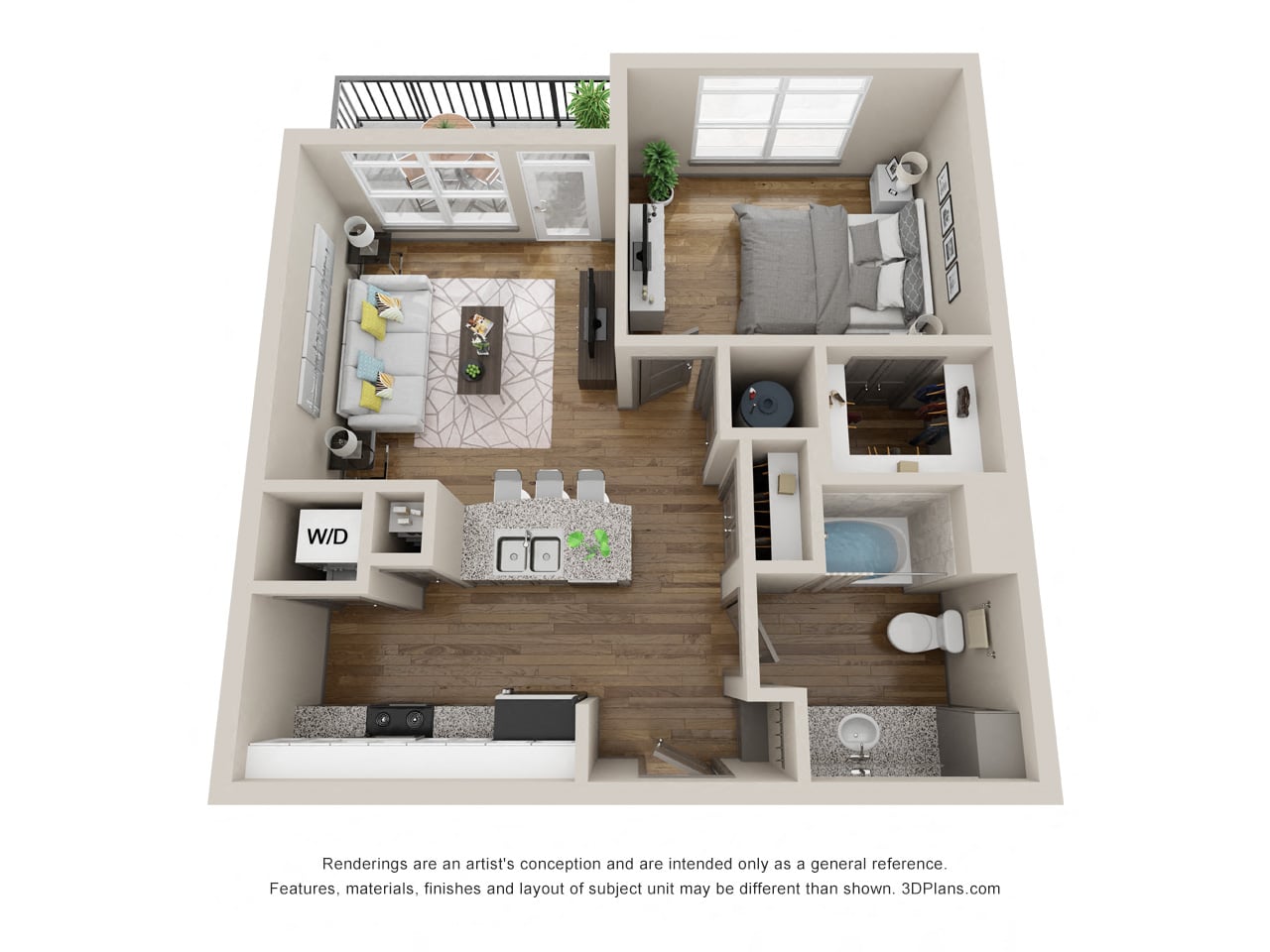 A1 floor plan
