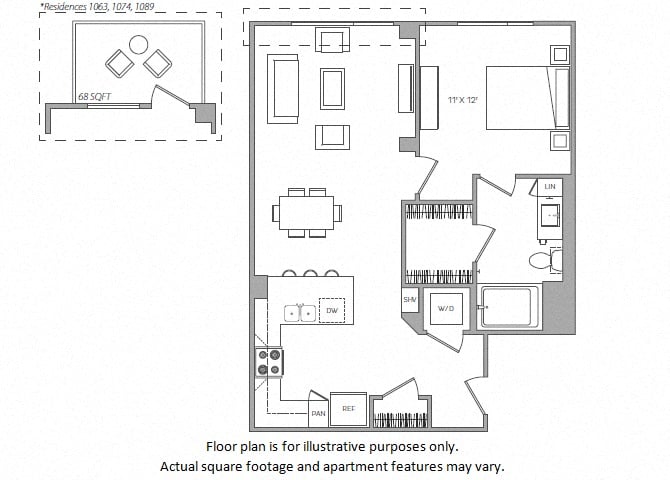 E floor plan