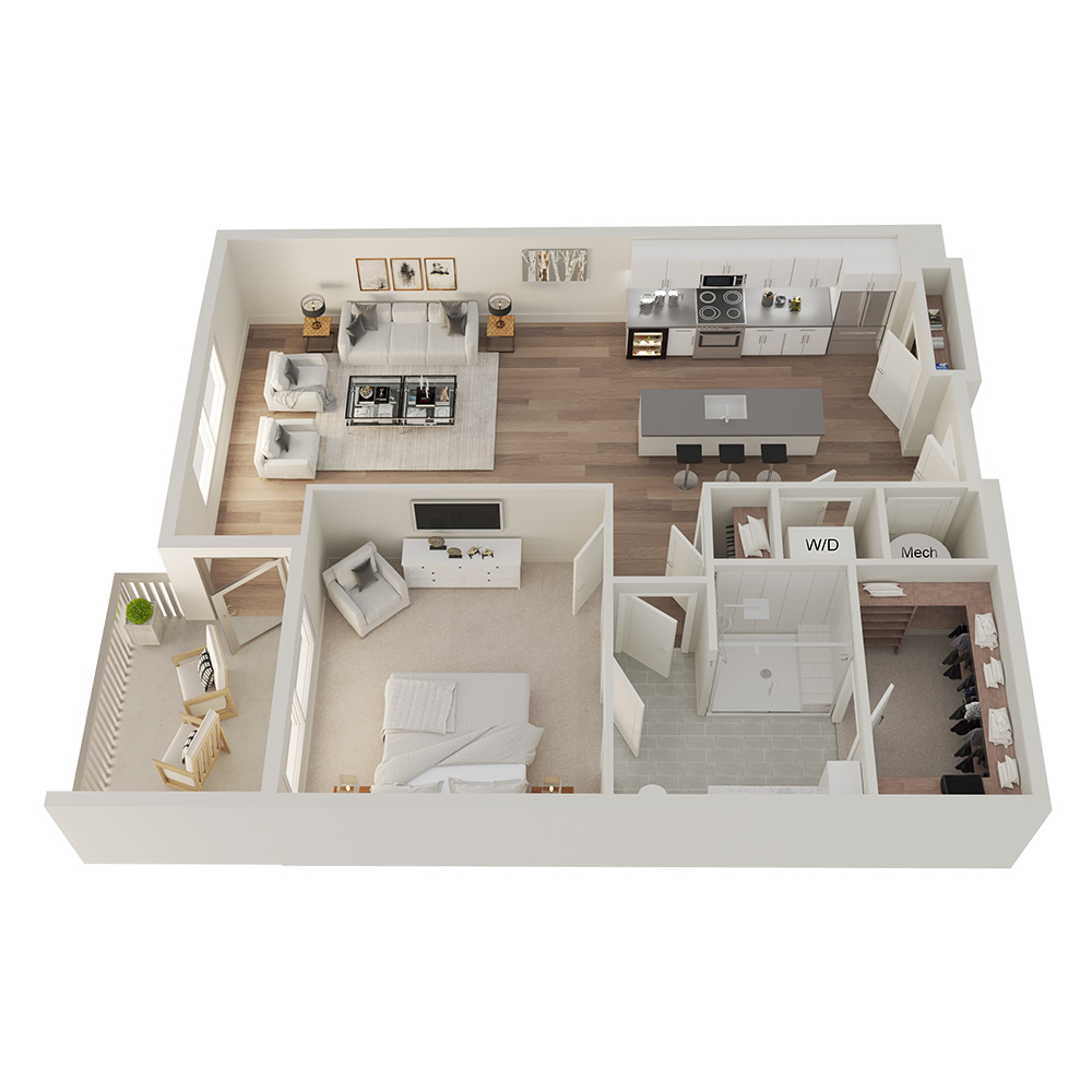 1C floor plan