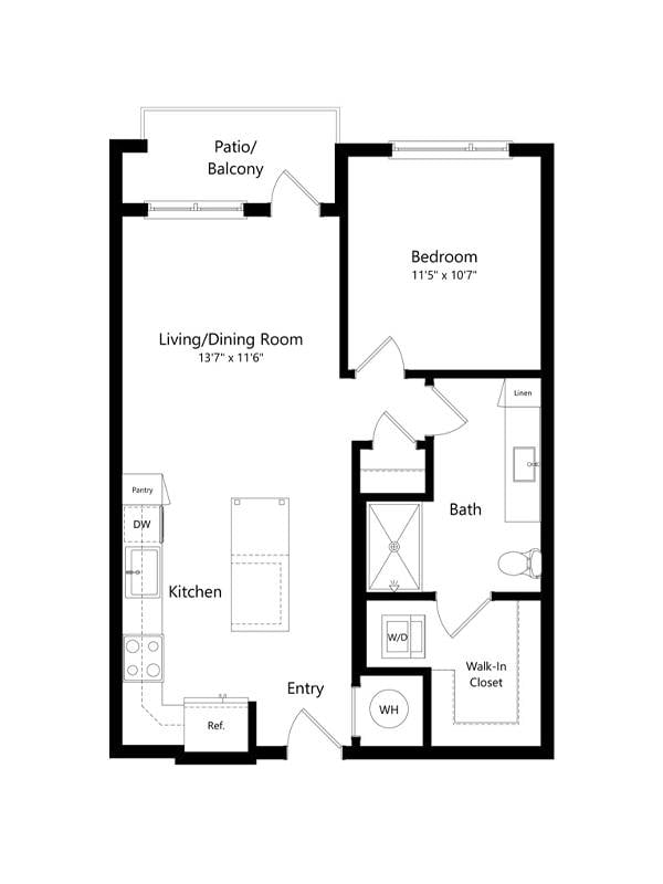 A1 floor plan