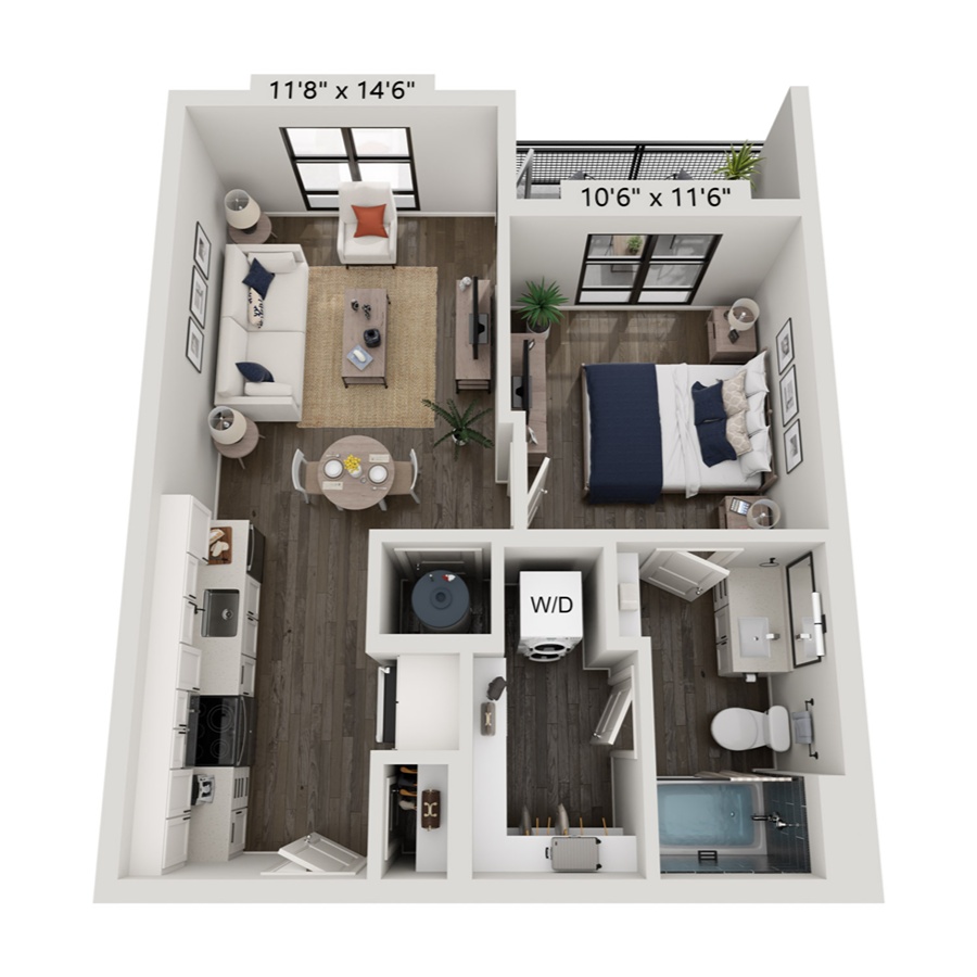 A2 floor plan