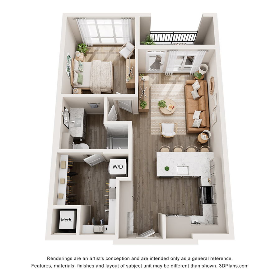A1 floor plan