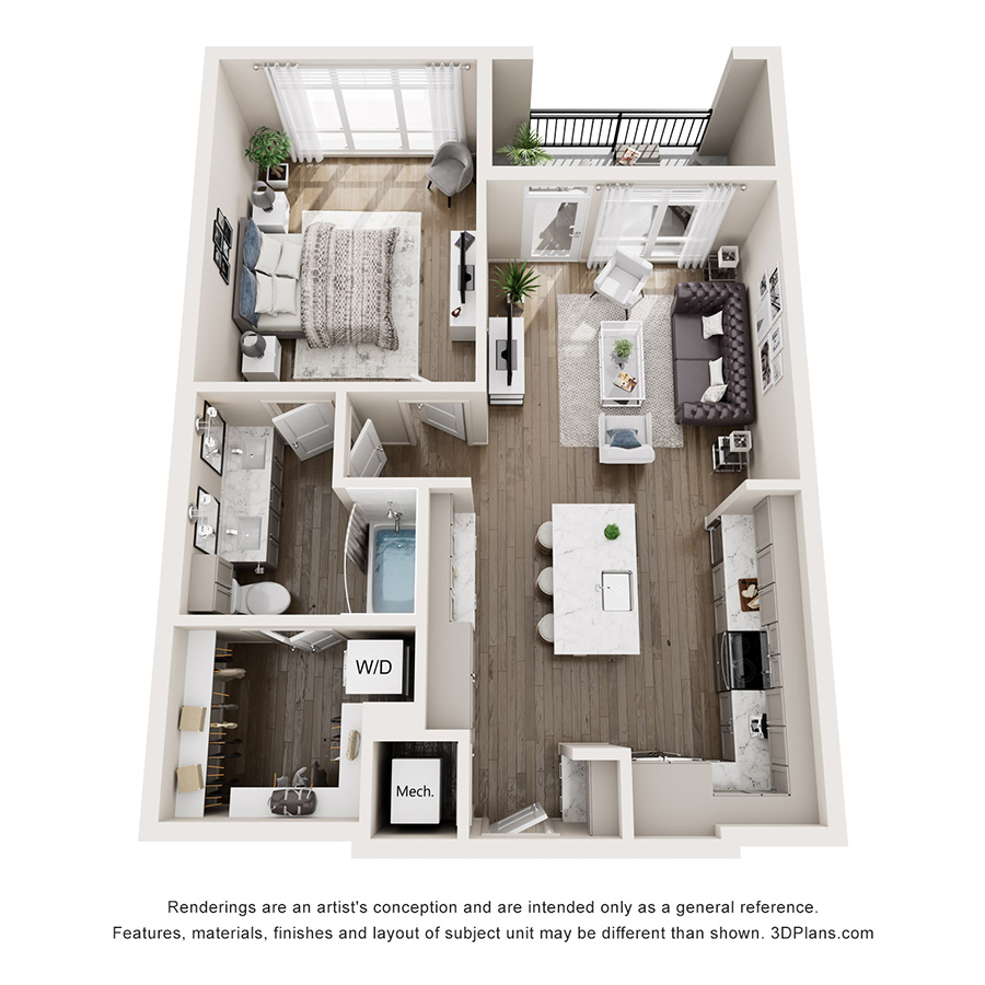 A2 floor plan